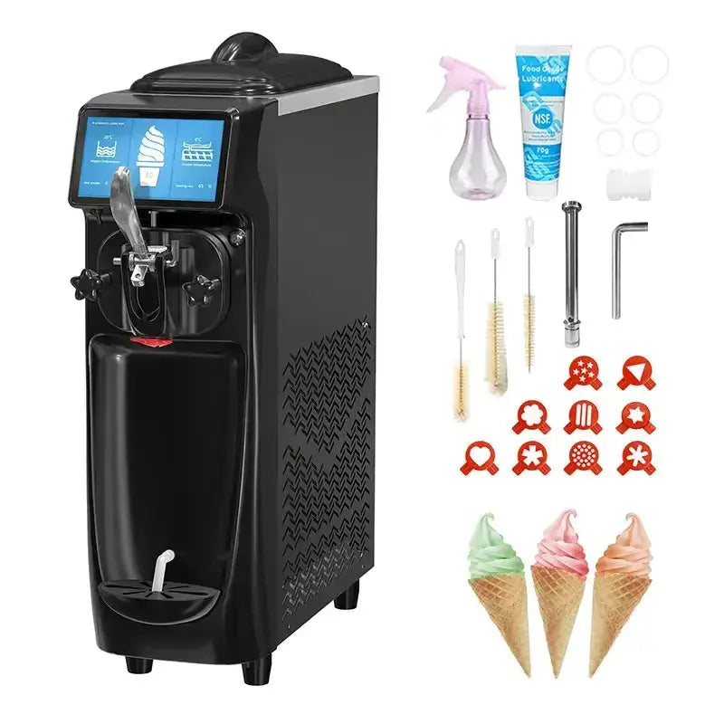GSEICE Commercial Soft Serve Acai Ice Cream Maker ST16RELW, White, High-Quality, Durable Machine for Restaurants, Cafes, and Dessert Shops, Ideal for Smooth & Creamy Ice Cream GSEICE
