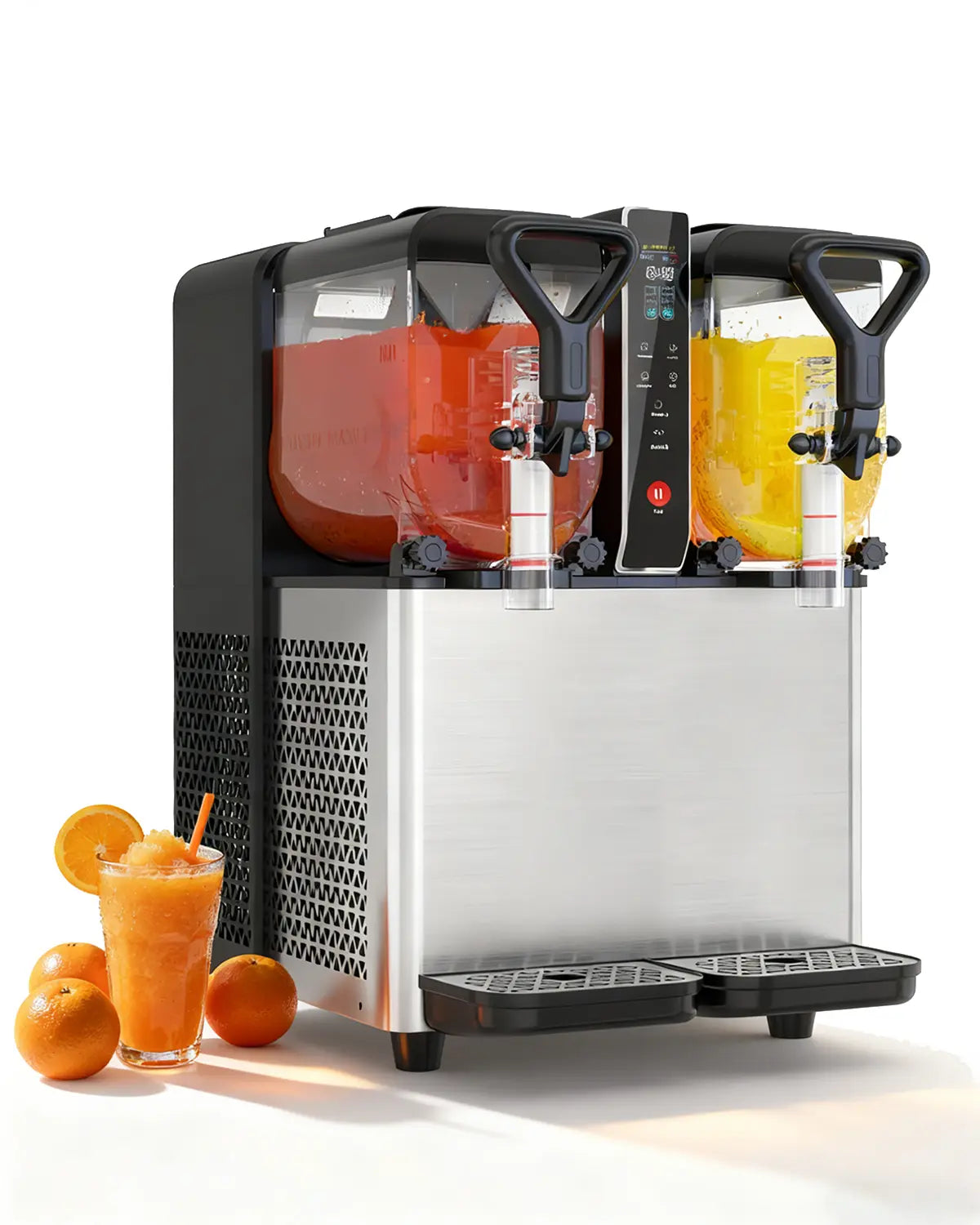 GSEICE スラッシュマシン 二重タンク GSEICE Best Commercial Slushy Machine with 4 Gal x 2 Tank