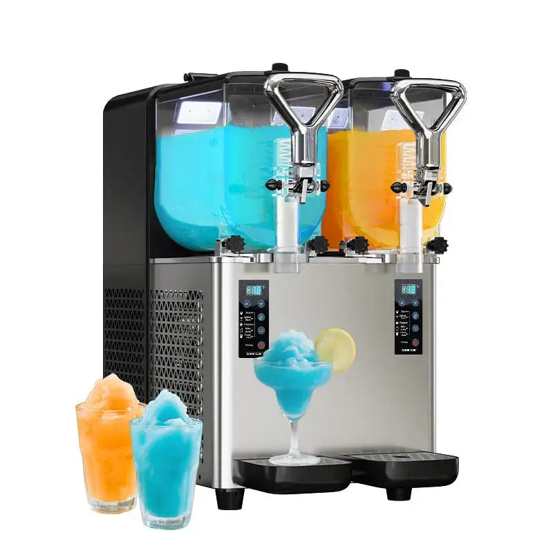 1.6 Gallons double Slushy Machine for Home with Quick Cooling System