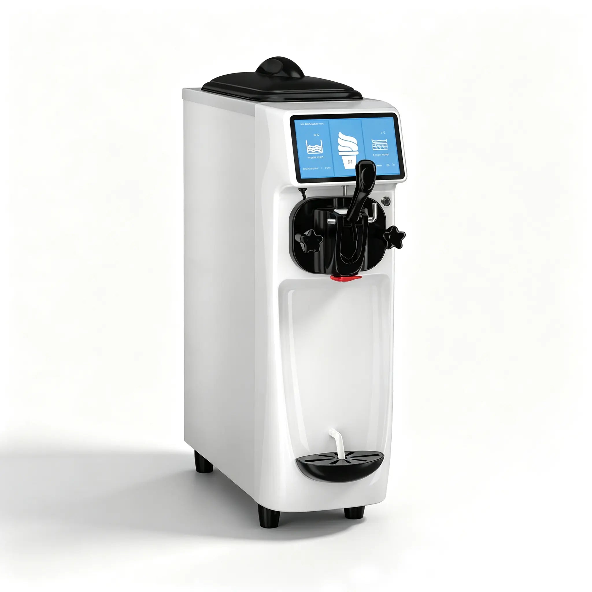 Countertop Ice Cream Maker Machine for Small Kitchens and Shops