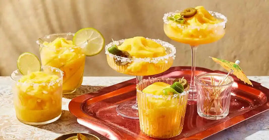 Mango Frozen Margarita drinks