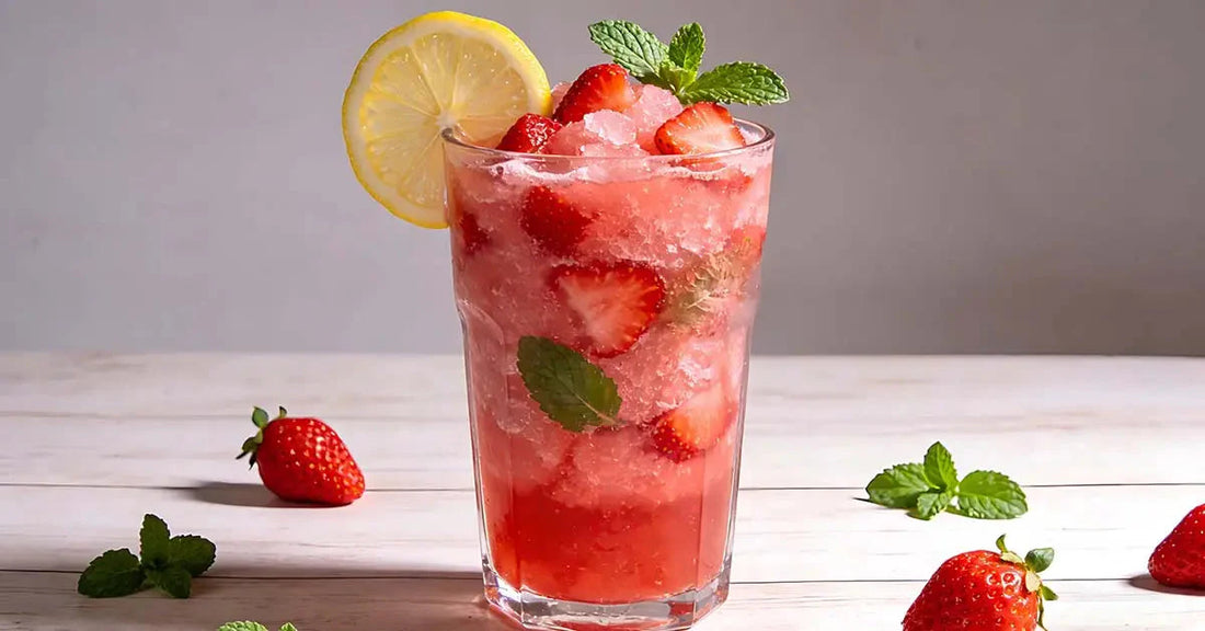 frozen strawberry slush drinks