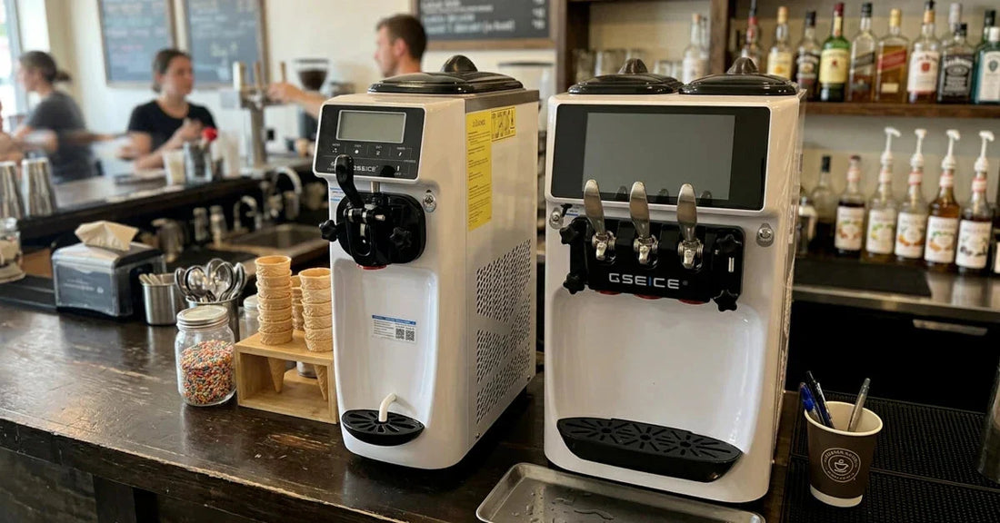 soft serve machine size guide