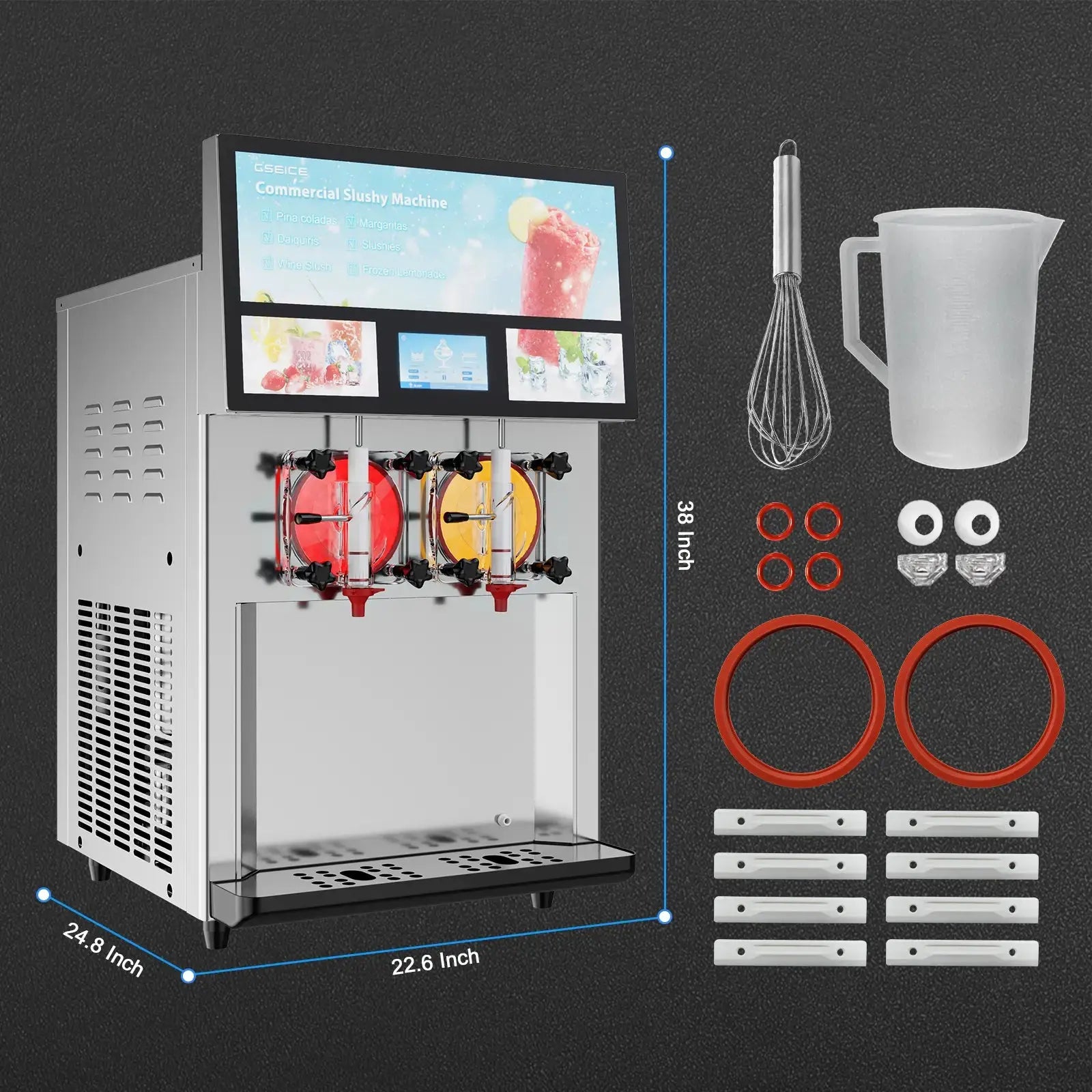 Commercial Frozen slushie Machine for Restaurants, Bars | GSEICE