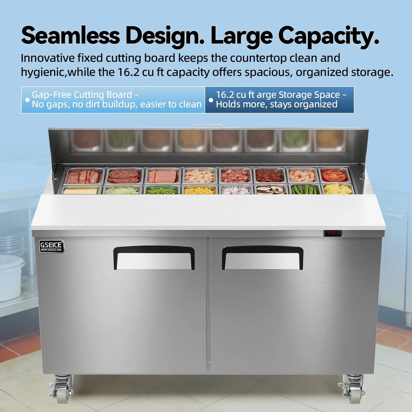 Salad Bar Refrigerator for Shop