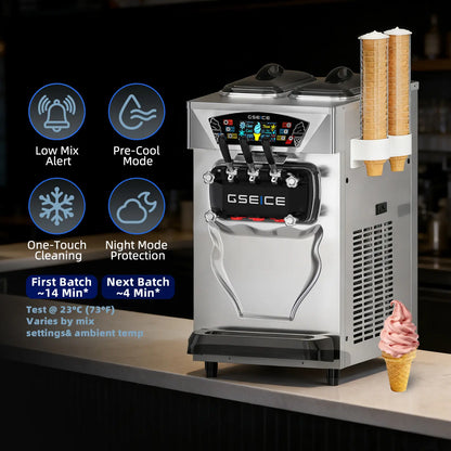 BJK218 Commercial Soft Serve Ice Cream Machine