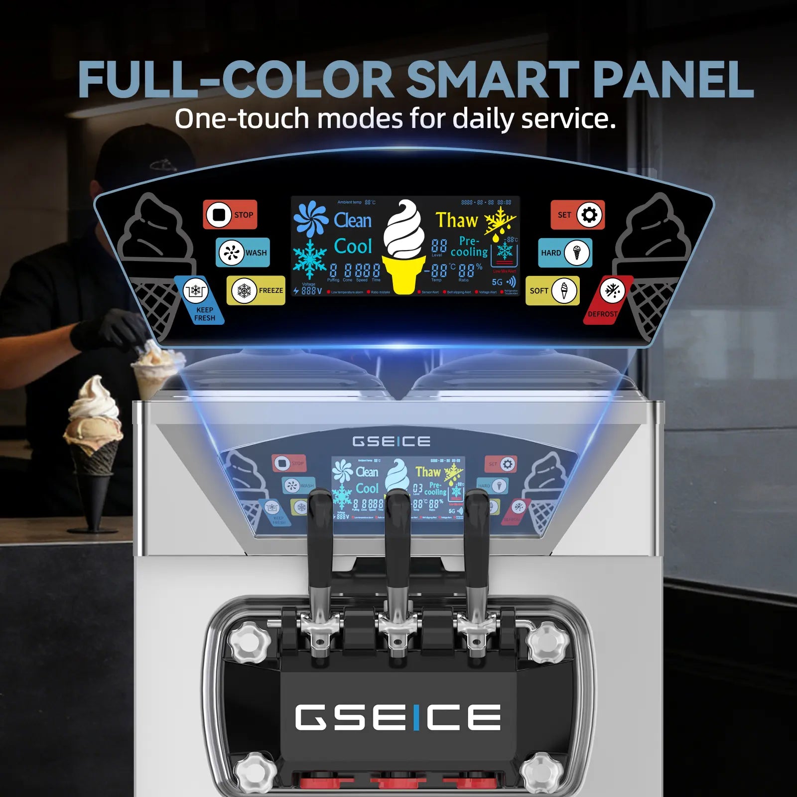 Countertop Soft Ice Cream Machine