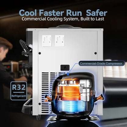 BJK218 Ice Cream Machine