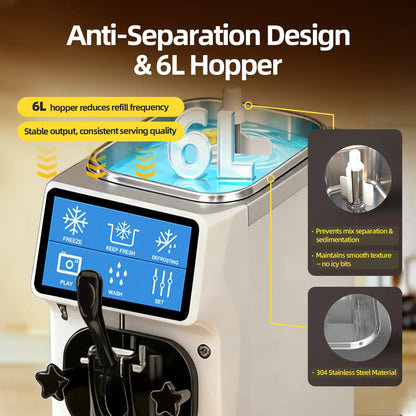 Best Ice Cream Maker Machine with Stainless Steel Bowl