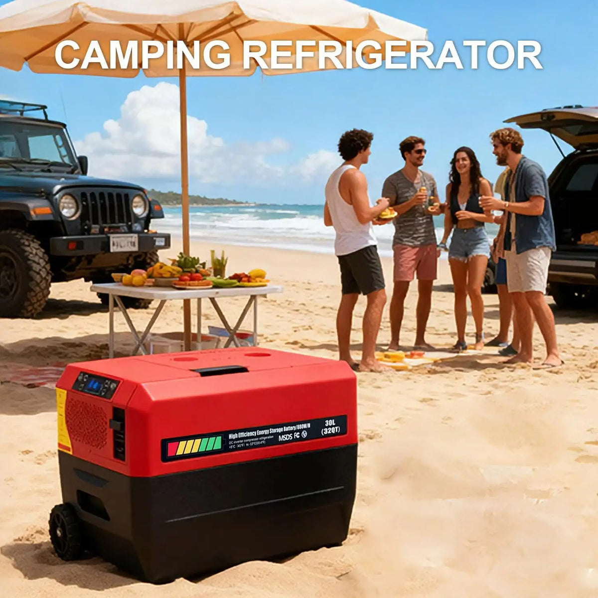 12V DC 110-240V AC Refrigerator