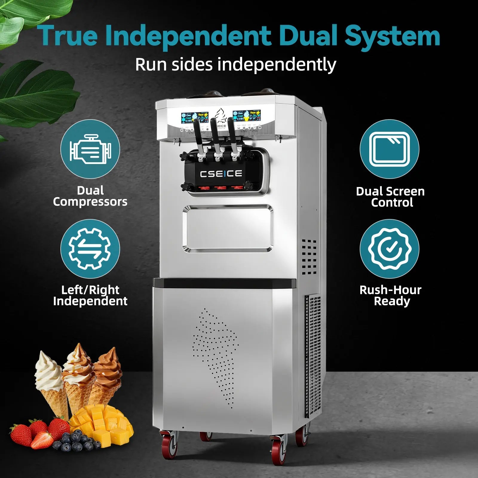 Air-cooled Commercial Ice Cream Maker
