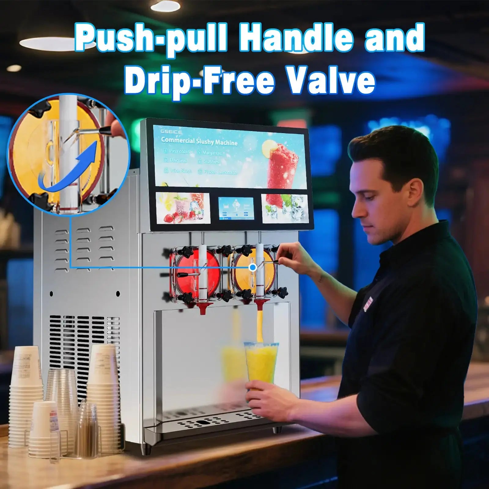 GSEICE commercial slushie machine