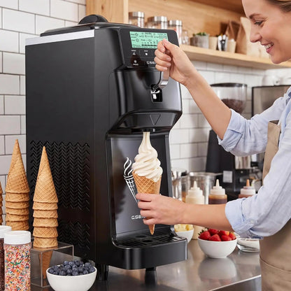 GSEICE Commercial Soft Serve Ice Cream Maker