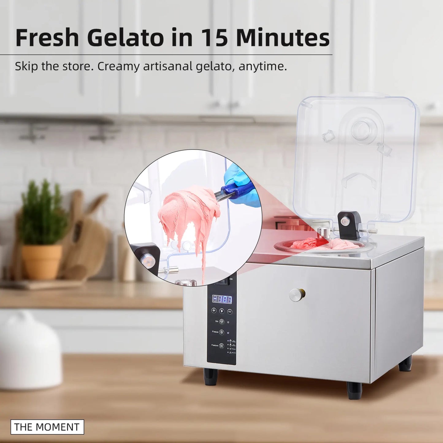 italian gelato machine commercial