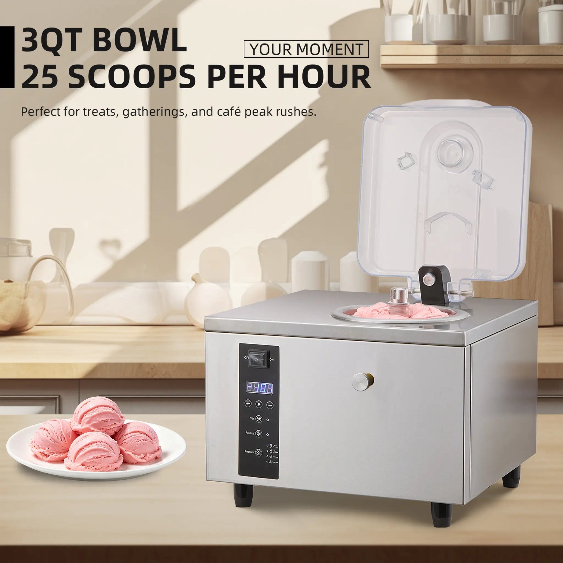 500W Commercial Ice Cream Maker