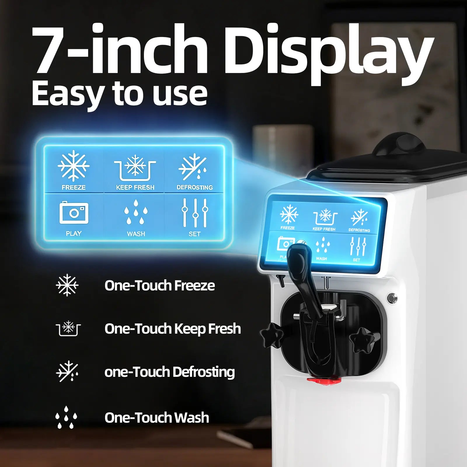 Multi-Function Ice Cream Maker Machine