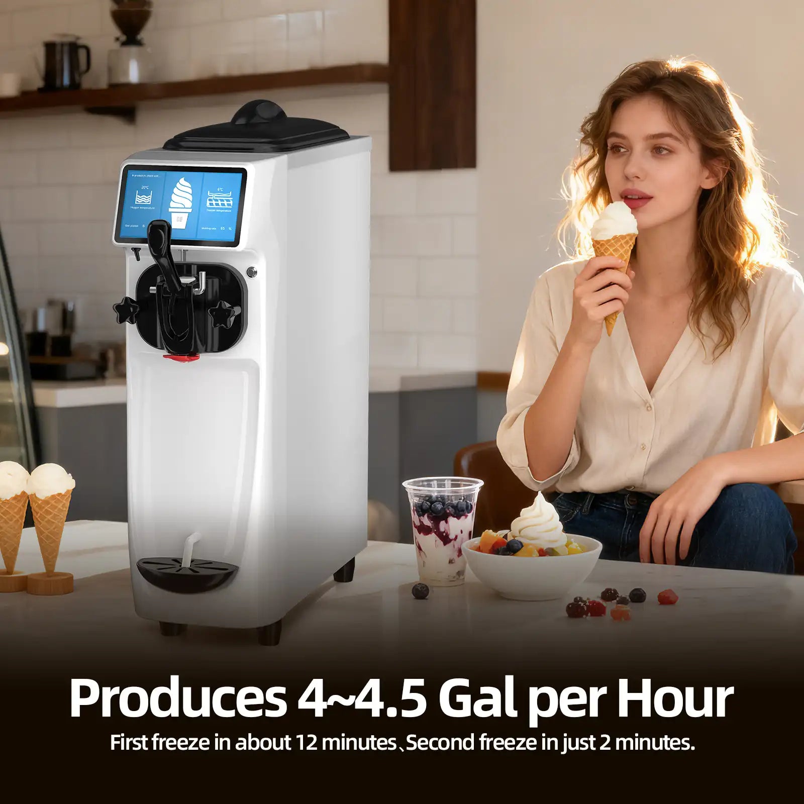 Professional Ice Cream Maker Machine