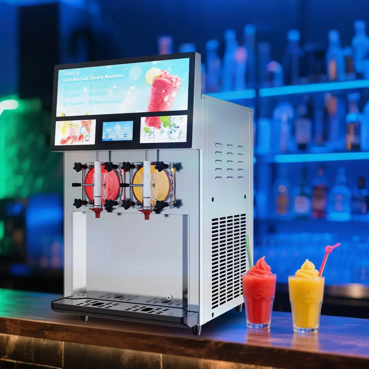 Commercial Frozen slushie Machine for Restaurants, Bars