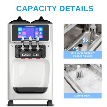 Ice Cream Machine with Pre-cooling 