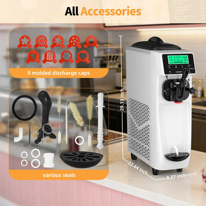 ice cream recipe machine