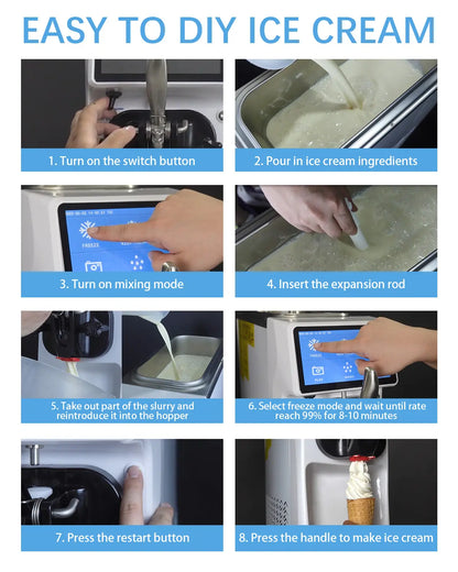 soft ice cream machine for home