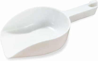 white ice cube scoop