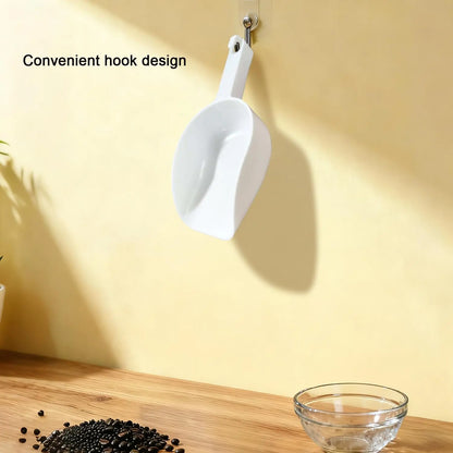 small plastic ice scoop