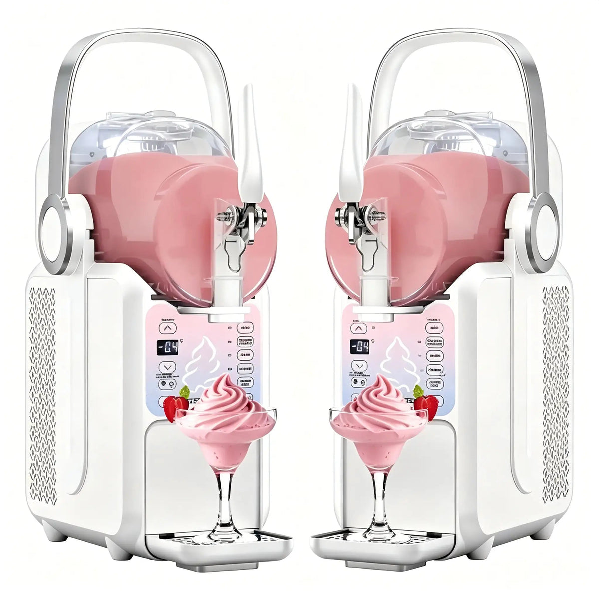 HSC3L Ice Cream & Slushy Maker with Handle, 3L | Precise Cooling & Quick Frozen Drink Machine GSEICE