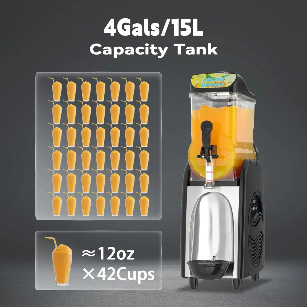 Codigo Slushee Machine GSEICE Slushie Machine for Slushies, Frozen Drinks