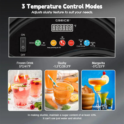 GSEICE Frozen Drink Maker Control Modes