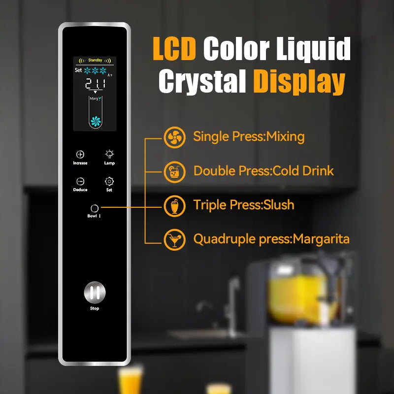 slushy machine display