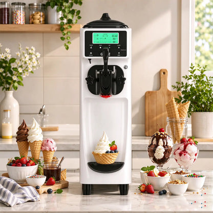 small commercial soft serve ice cream machine 