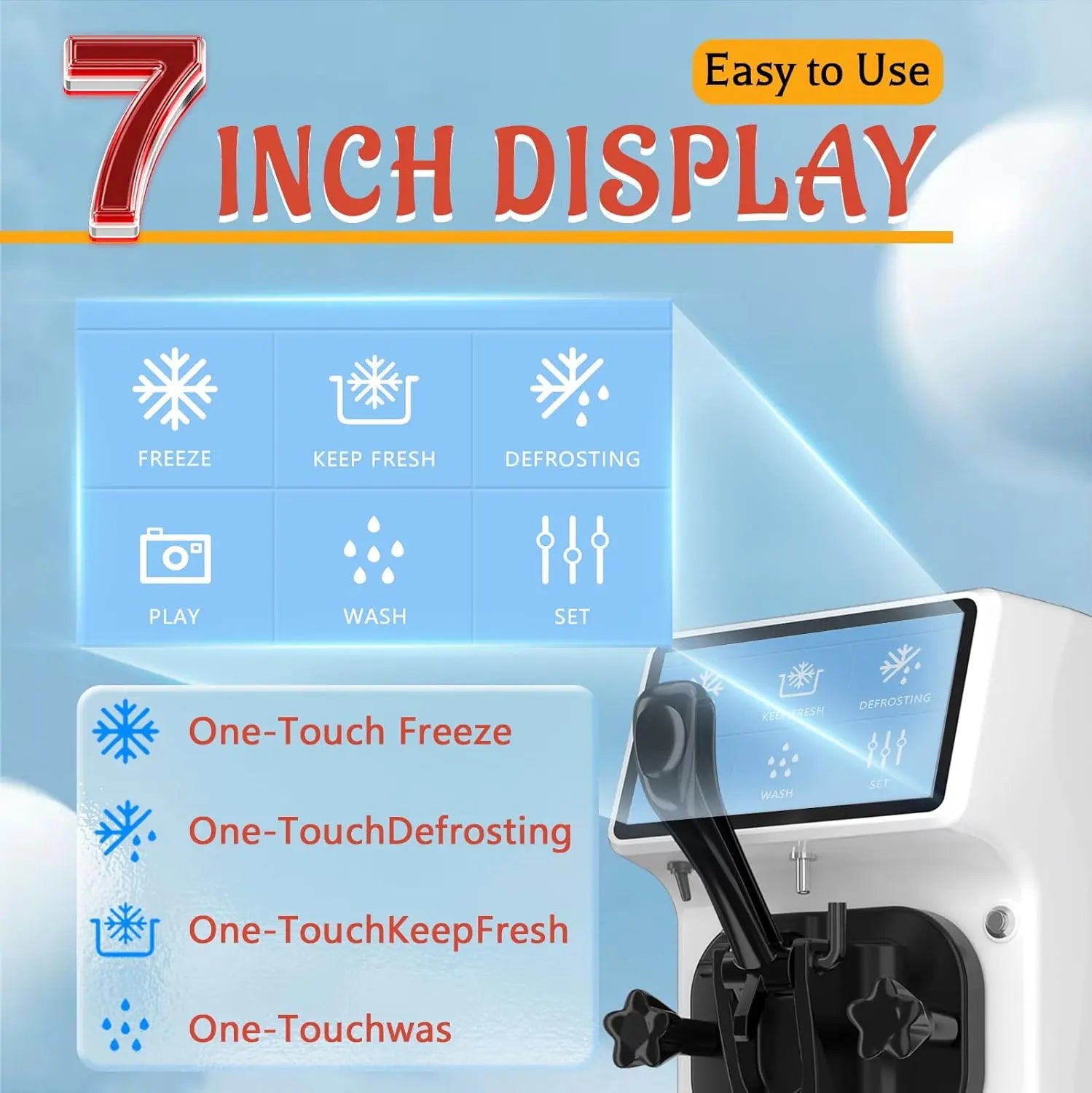 ST16RELW Countertop Ice Cream Maker Machine