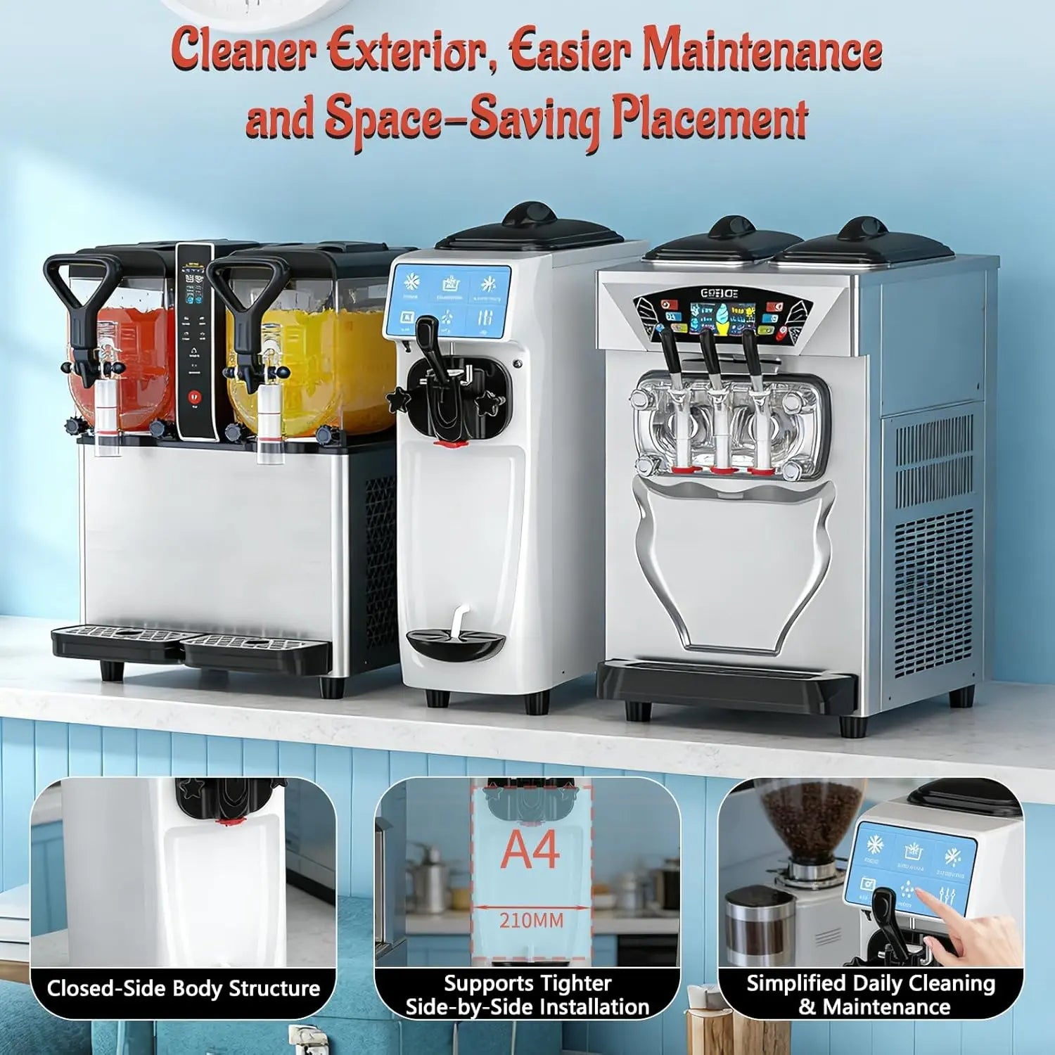 Best Commercial Soft Serve Ice Cream Machine for Shops – GSEICE Best Commercial Soft Serve Ice Cream Machine for Shops – GSEICE