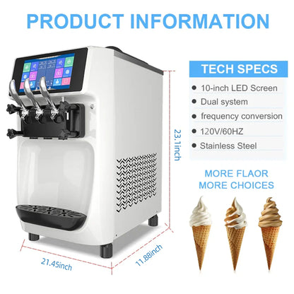 GSEICE Commercial Ice Cream Machine