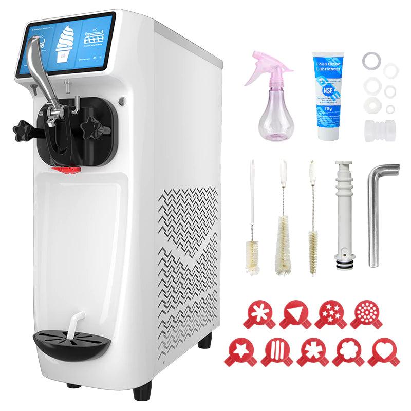 GSEICE Commercial Ice Cream Maker Mchine, 7 Inch LCD Touch Screen