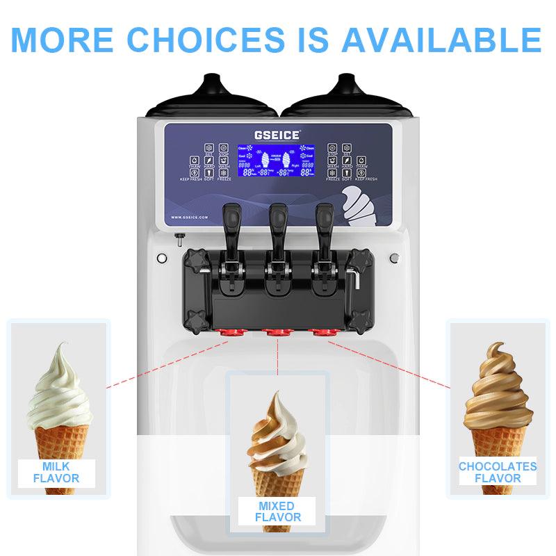 Icee Ice Cream Machine - Soft Serve Maker With 4 Cups Authentic